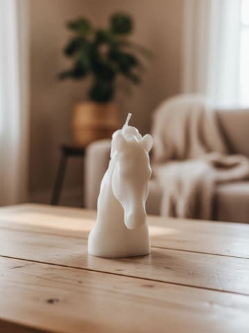 Lucky Bees Duftkerze in Weiß - 220 g