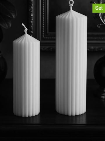 Lucky Bees 2er-Set: Duftkerzen in Weiß