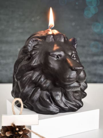 Lucky Bees Duftkerze in Schwarz - 400 g