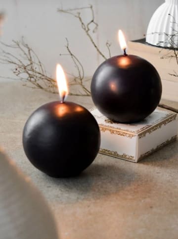 Lucky Bees 2er-Set: Duftkerzen in Schwarz - 2x 100 g