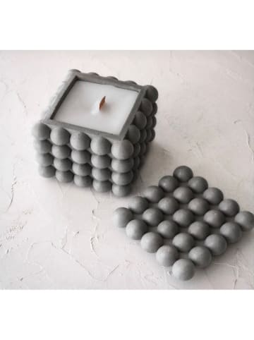 Lucky Bees Duftkerze in Grau - 300 g