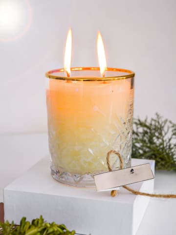 Lucky Bees Duftkerze in Creme/ Gold - 380 g