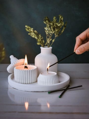 Lucky Bees 4-częściowy zestaw w kolorze białym