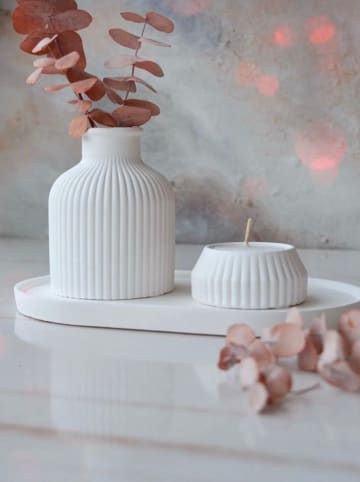 Lucky Bees 3-delige set: deco- & geurkaarsenset wit