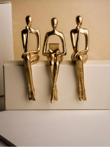 Lucky Bees 3-delige set: randzitters goudkleurig - (L)17 x (B)5 cm goudkleurig