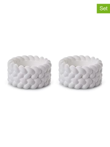 Lucky Bees 6-delige set: kaarsen wit - 6x 15 g