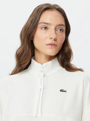 Lacoste Sweatjacke in Weiß