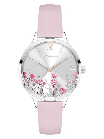 Tamaris Quarzuhr in Rosa/ Silber