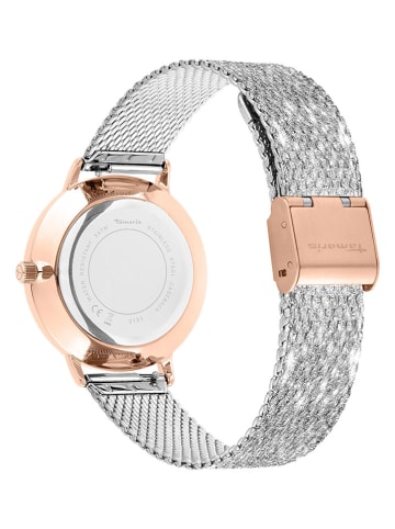 Tamaris Quarzuhr in Silber/ Roségold/ Weiß