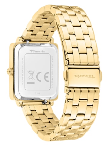 Tamaris Zegarek kwarcowy w kolorze złoto-zielonym