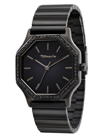 Tamaris Quarzuhr in Schwarz