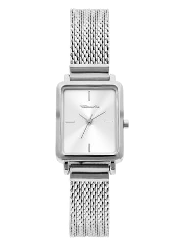 Tamaris Kwartshorloge zilverkleurig/wit