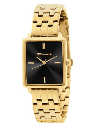 Tamaris Kwartshorloge goudkleurig/zwart