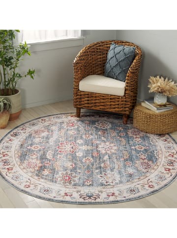 Safavieh Kurzflor-Teppich in Grün/ Beige/ Rot