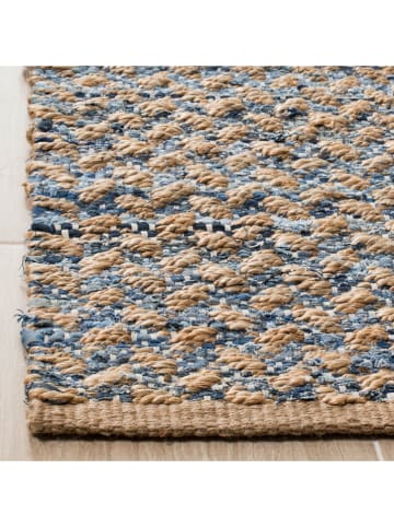 Safavieh Kurzflor-Teppich ''Cape'' in Beige/ Blau