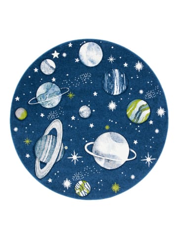 Safavieh Kurzflor-Teppich ''Carousel'' in Dunkelblau