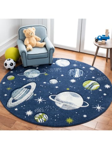 Safavieh Kurzflor-Teppich ''Carousel'' in Dunkelblau