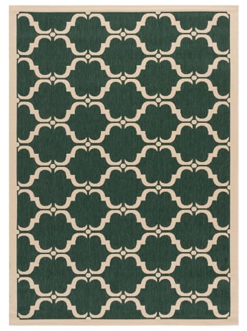 Safavieh Indoor-/ Outdoor-Teppich "Lugano" in Grün/ Creme