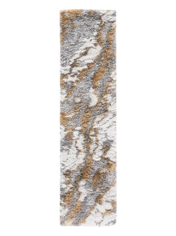 Safavieh Hochflor-Teppich ''Horizon'' in Hellbraun/ Creme/ Grau