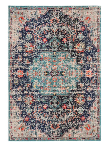 Safavieh Kurzflor-Teppich ''Madison'' in Beige/ Hellblau/ Blau