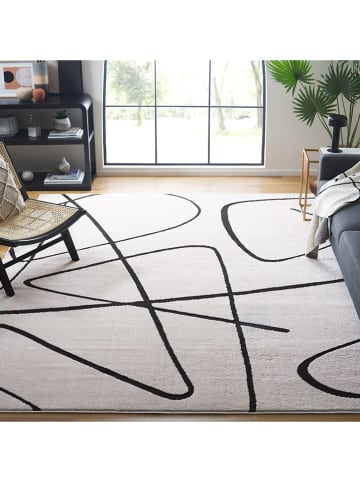 Safavieh Hochflor-Teppich ''Melody'' in Creme/ Schwarz