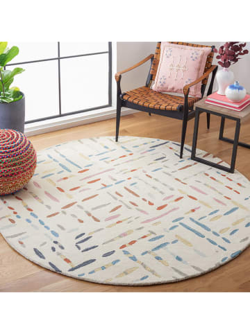 Safavieh Wełniany dywan w kolorze jasnorożowo-błękitno-kremowym