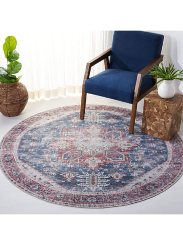Safavieh Kurzflor-Teppich ''Tucson'' in Blau/ Beige