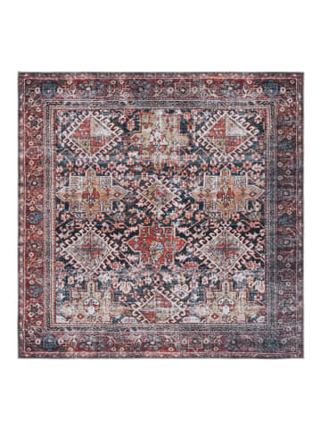 Safavieh Kurzflor-Teppich ''Tucson'' in Rot/ Blau/ Beige