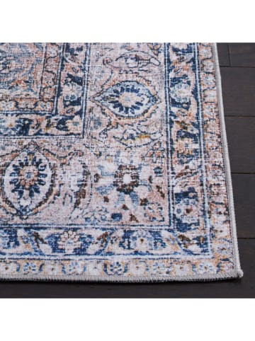 Safavieh Kurzflor-Teppich ''Tucson'' in Blau/ Beige