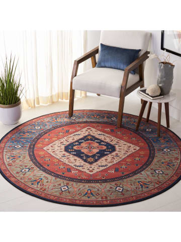 Safavieh Kurzflor-Teppich ''Tucson'' in Rot/ Beige/ Blau