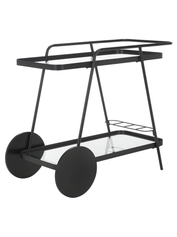 Safavieh Wózek kuchenny w kolorze czarnym - 91 x 76 x 47 cm