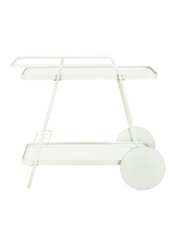 Safavieh Wózek kuchenny w kolorze białym - 91 x 76 x 48 cm