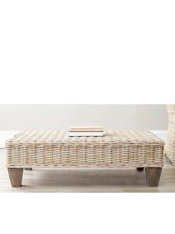 Safavieh Bank "Leary" in Natur - (B)100 x (H)30 x (T)68 cm