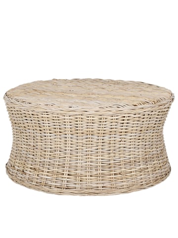 Safavieh Puf "Ruxton" w kolorze beżowym - wys. 40 x Ø 81 cm