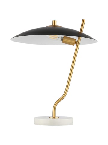 Safavieh Tischleuchte in Schwarz/ Gold - (H)42 x Ø 35 cm