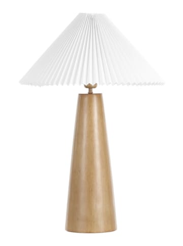 Safavieh Lampa stołowa w kolorze jasnobrązowo-białym - wys. 66 x Ø 43 cm