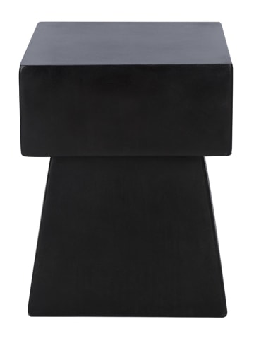 Safavieh Gartentisch "Zen" in Schwarz - (H)46 x Ø 35 cm