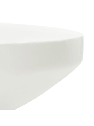 Safavieh Stolik ogrodowy "Benaya" w kolorze białym - wys. 45 x Ø 38 cm