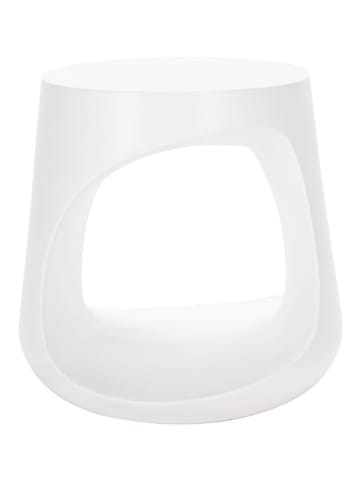 Safavieh Beistelltisch in Weiß - (H)56 x Ø 58 cm