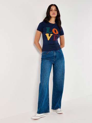 Apricot Shirt in Dunkelblau