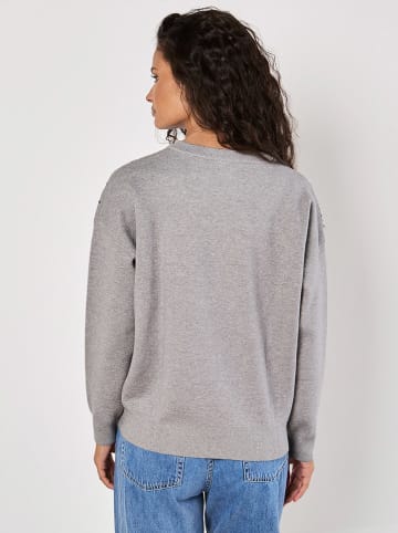 Apricot Sweter w kolorze szarym