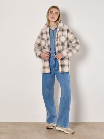 Apricot Hemdjacke in Creme/ Schwarz