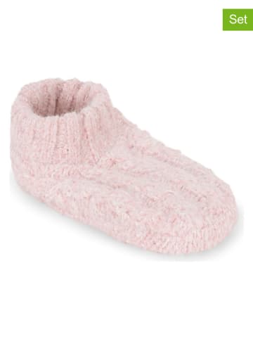 Lemon socks 3er-Set: Hausschuhe in Rosa