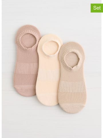 Lemon socks 9-delige set: sokken beige