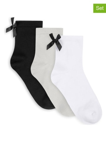 Lemon socks 9-delige set: sokken wit/zwart