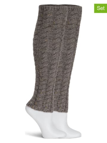 Lemon socks 3er-Set: Beinstulpen in Anthrazit