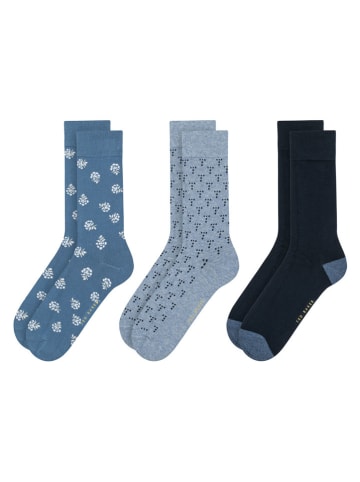 Ted Baker Skarpety (6 par) w kolorze niebiesko-granatowym