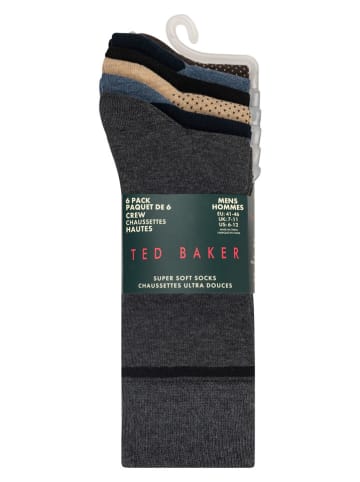 Ted Baker 12-delige set: sokken blauw/beige/zwart