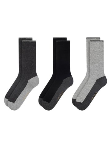 Ted Baker Skarpety (6 par) w kolorze antracytowym