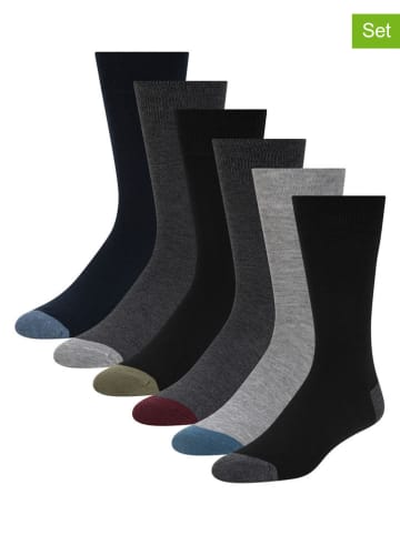 Ted Baker 6er-Set: Socken in Schwarz/ Anthrazit